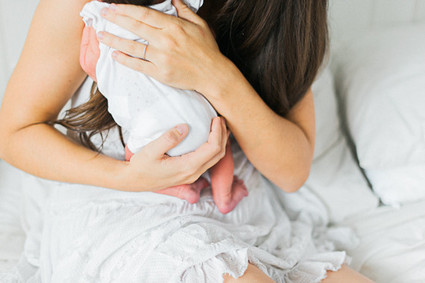 Lifestyle newborn photos by Brandi Welles Inspiration