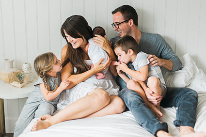 Lifestyle newborn photos by Brandi Welles Inspiration