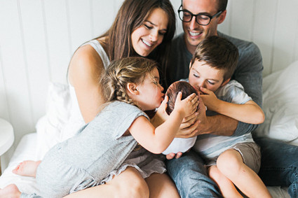 Family newborn photos