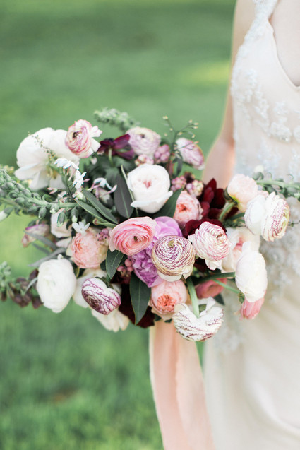 Spring bridal bouquet