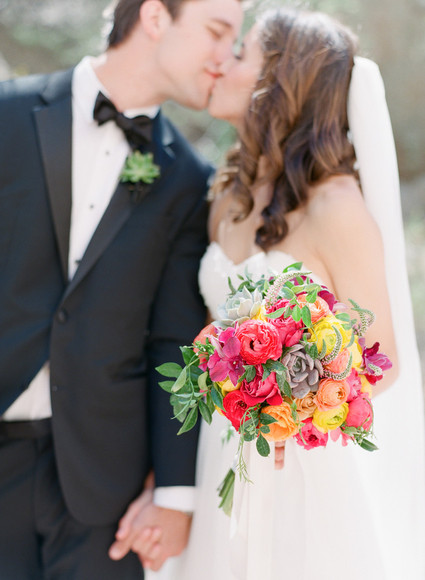 Colorful Arizona wedding portrait