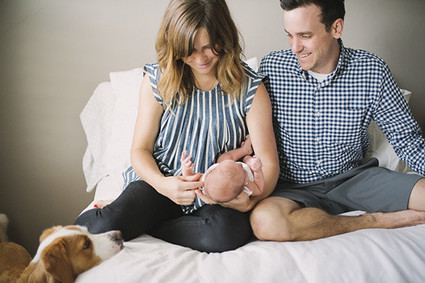 simple modern newborn photos