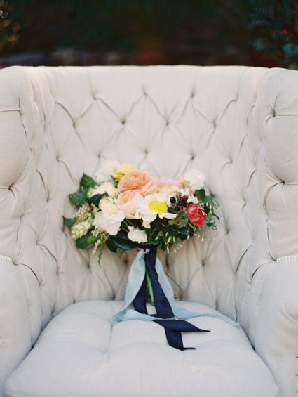 Colorful wedding floral arrangements