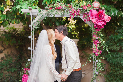 Wedding ceremony portrait