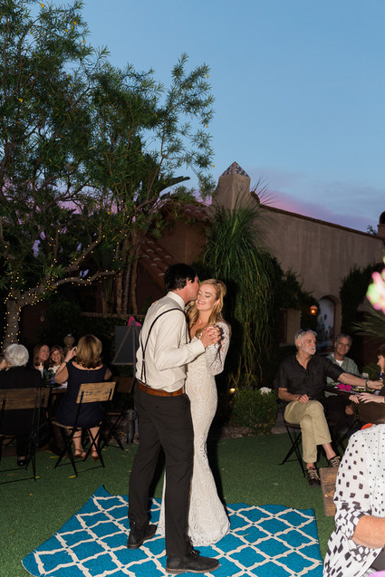 First dance portrait