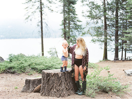 summer day at the lake