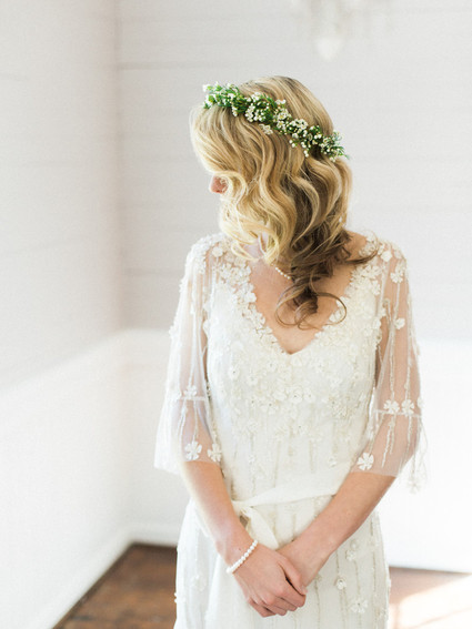 Vintage wedding hairstyle