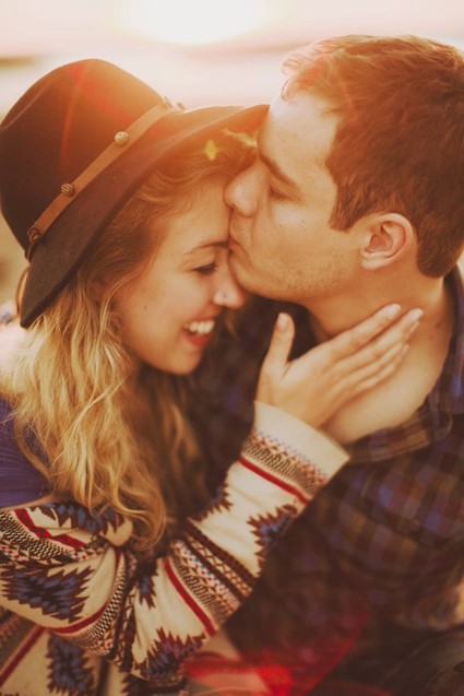Maryland beach campground engagement portrait