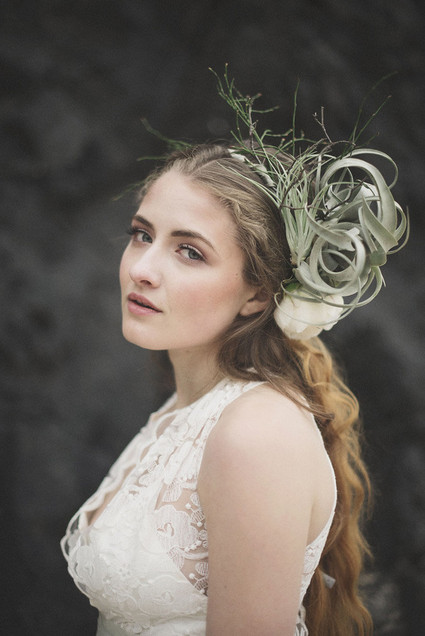 Airplant hairpiece Inspiration