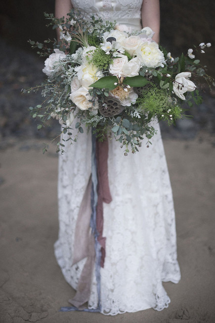 Rustic bridal bouquet