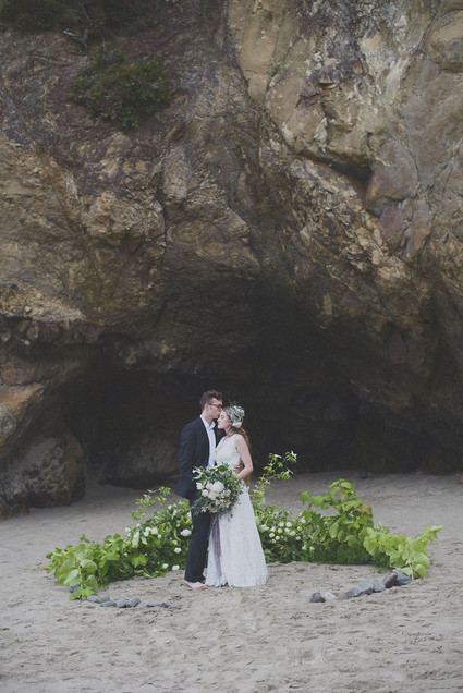 Oregon beach wedding ceremony Inspiration