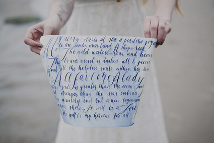 Calligraphy invite