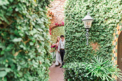 Bohemian palm springs wedding