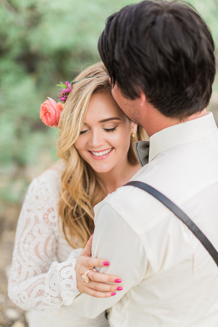 Bohemian palm springs wedding