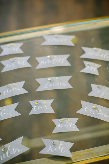 Calligraphy name tags