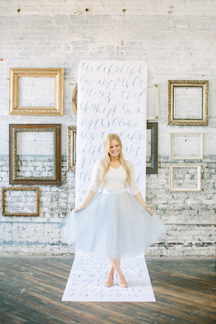 Calligraphy photo booth backdrop Inspiration