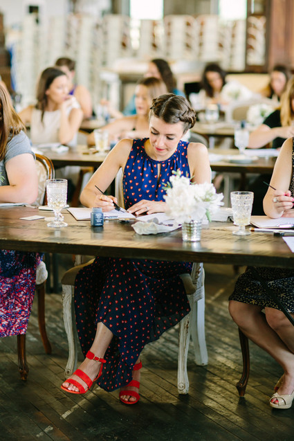 Modern calligraphy workshop