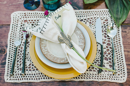Spanish-styled place setting