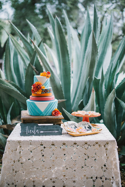 Spanish-styled wedding cake