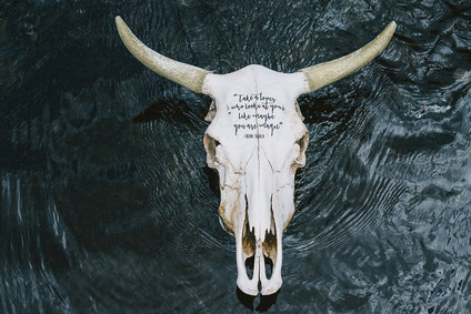 Eclectic wedding decor