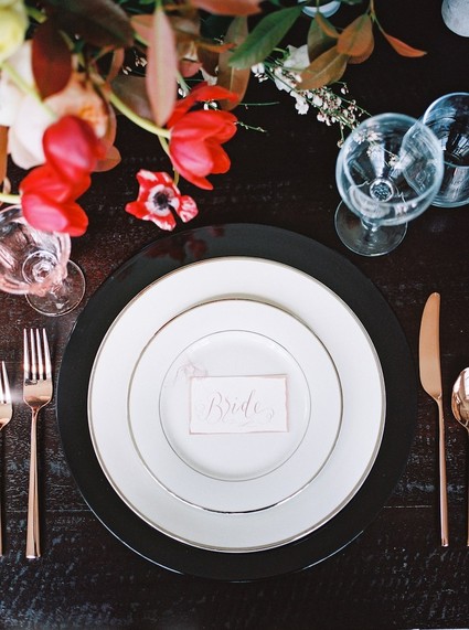 Modern place setting Inspiration