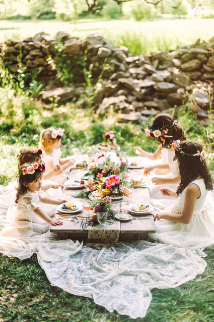 Flower girl picnic Inspiration