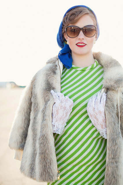 Vintage elopement inspired bride