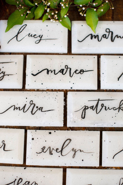 Tile escort cards Inspiration