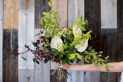 Modern bridal bouquet