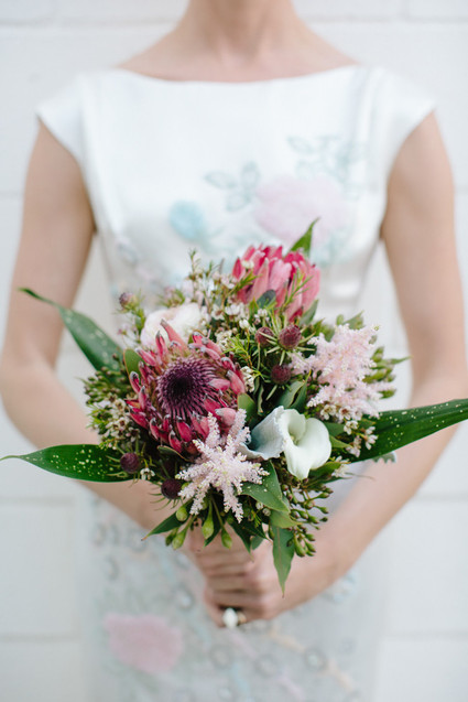 Desert bridal bouquet
