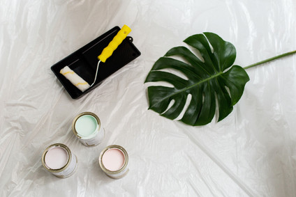 DIY painted foliage