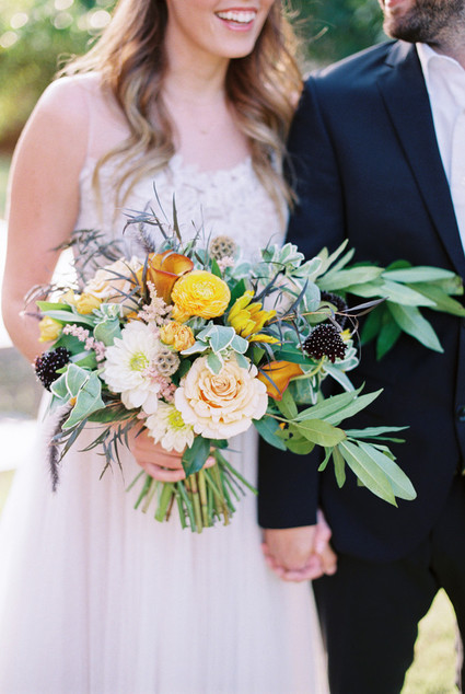 Summer bridal bouquet