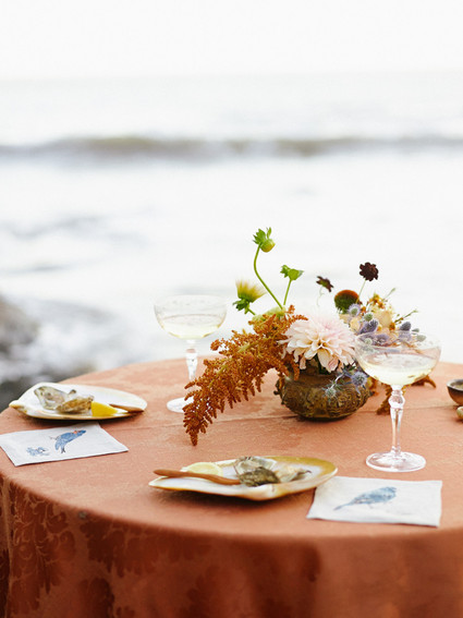Beach wedding tables cape