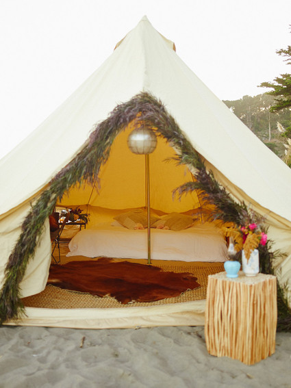 Beach wedding elopement