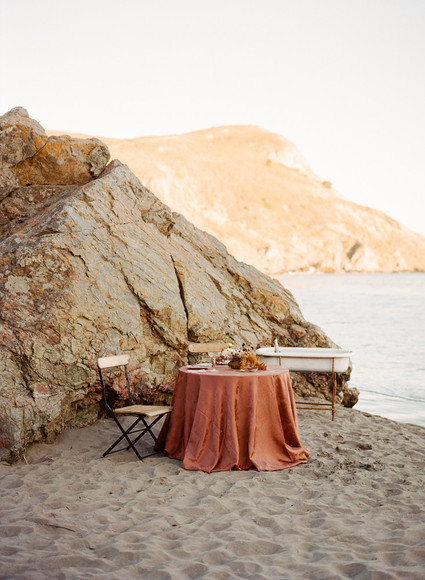 Bohemian beach elopement Inspiration
