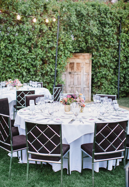 Palm Springs wedding reception