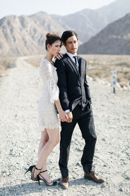 Palm Springs wedding portrait