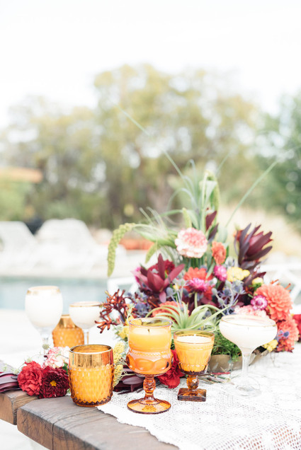 Bohemian tablescape