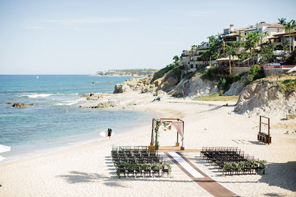 Destination Cabo wedding ceremony