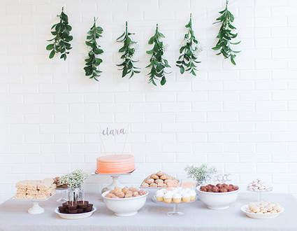 first birthday dessert table