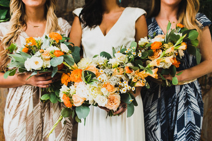 Summer wedding florals
