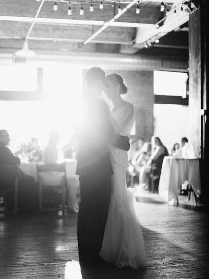 First dance portrait