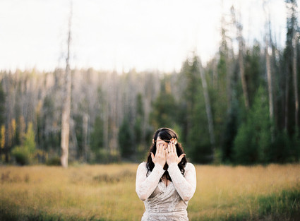 Colorado wedding bridal portrait