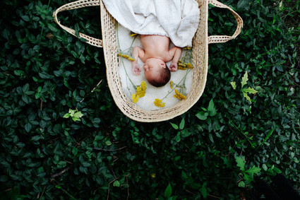 At home family newborn photos by Kaley Cornett