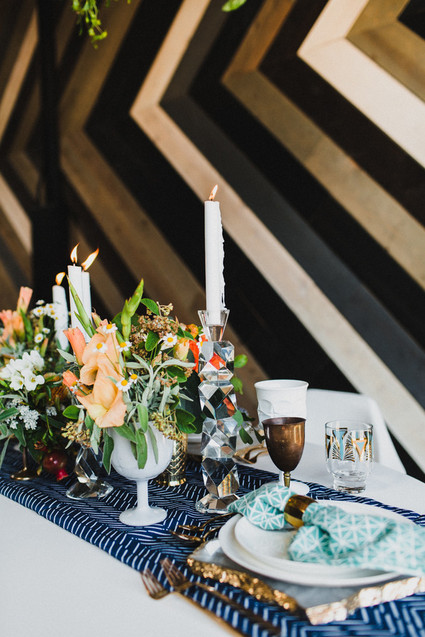 Modern bohemian wedding inspiration