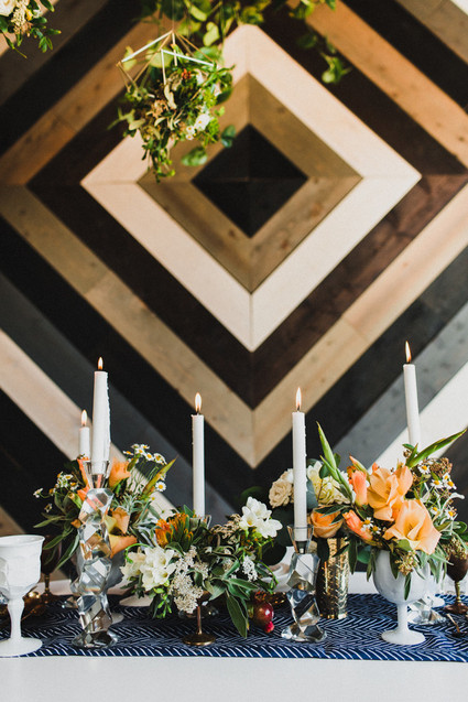 Modern bohemian wedding inspiration Inspiration