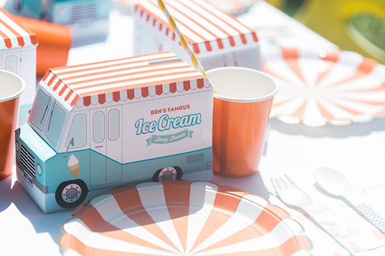 Ice Cream truck 1st birthday party Inspiration