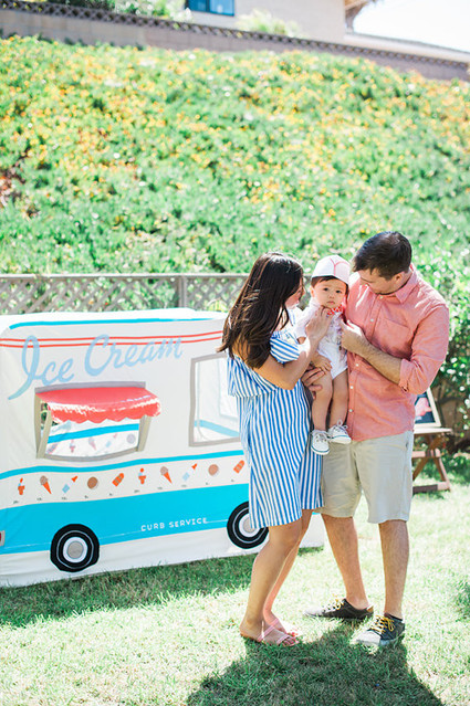 Ice Cream truck 1st birthday party