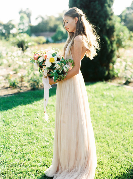 Modern garden wedding inspiration