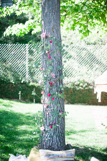 boho california backyard first birthday
